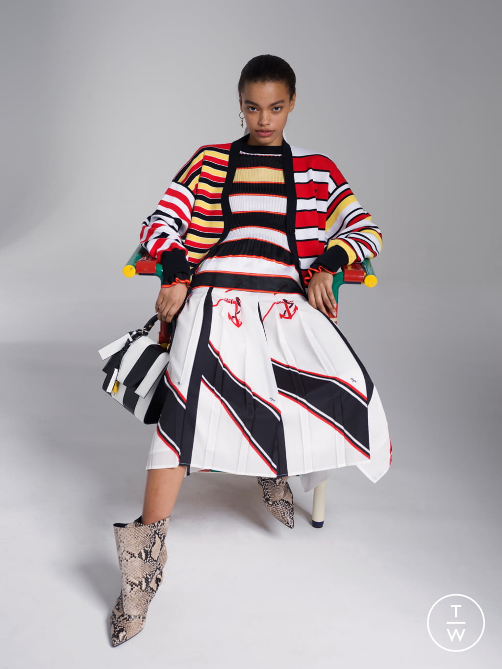 Fashion Week Milan Resort 2019 look 32 de la collection MSGM womenswear