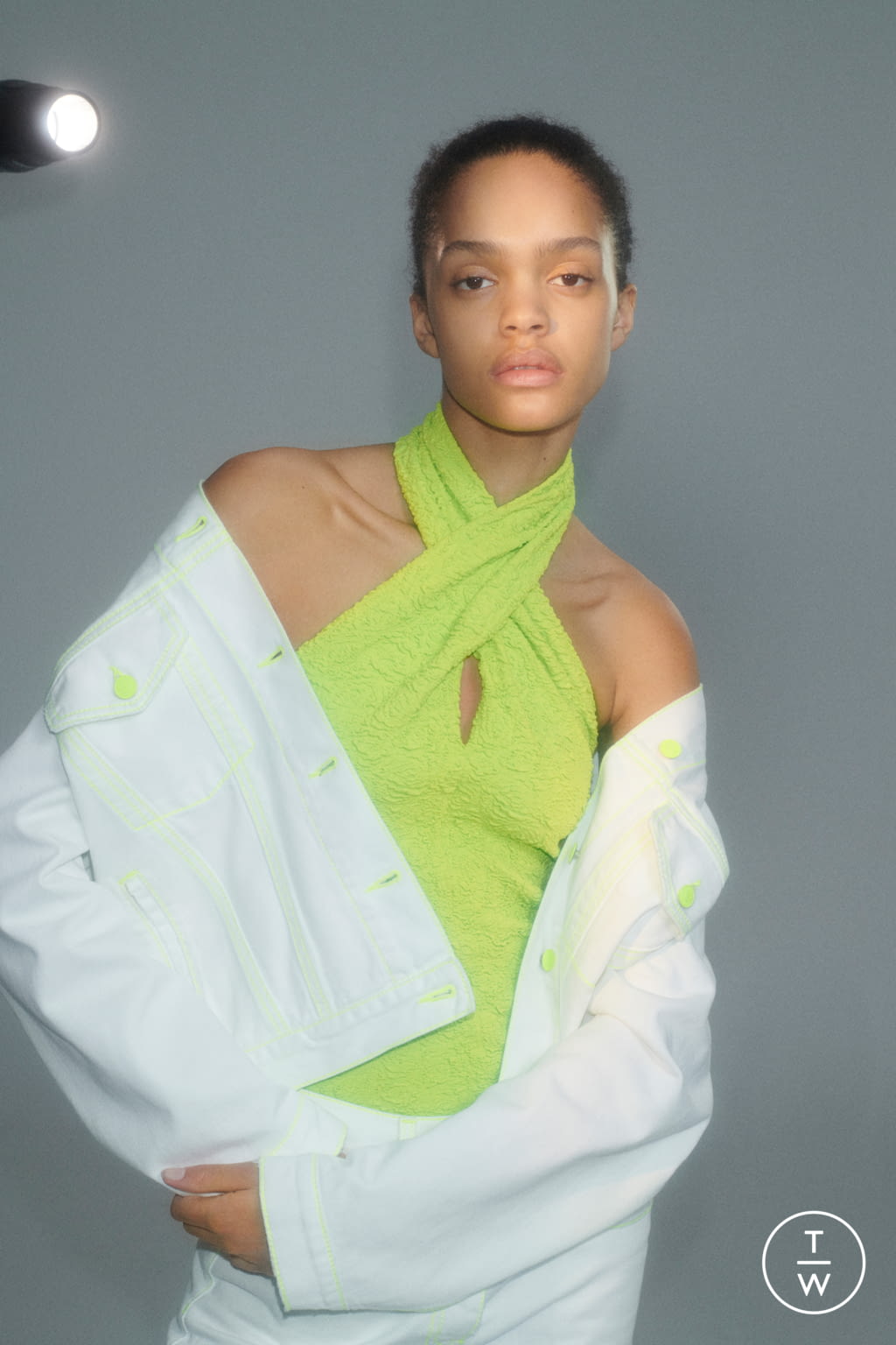 Fashion Week Milan Resort 2022 look 6 from the MSGM collection womenswear
