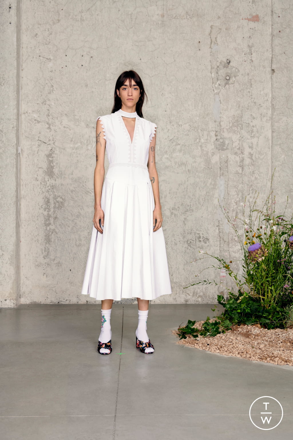 Fashion Week Milan Resort 2021 look 13 from the MSGM collection womenswear