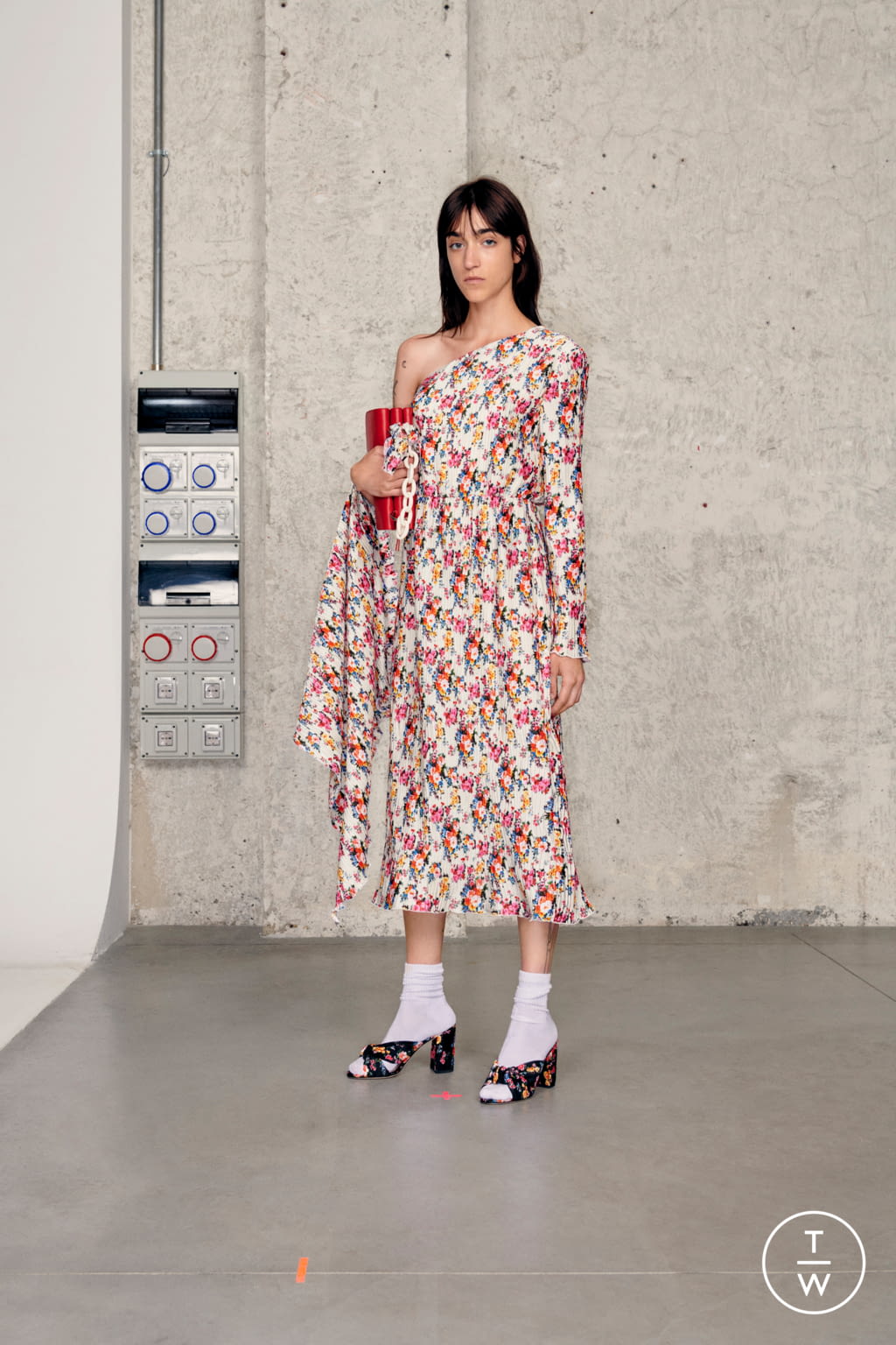 Fashion Week Milan Resort 2021 look 25 from the MSGM collection womenswear