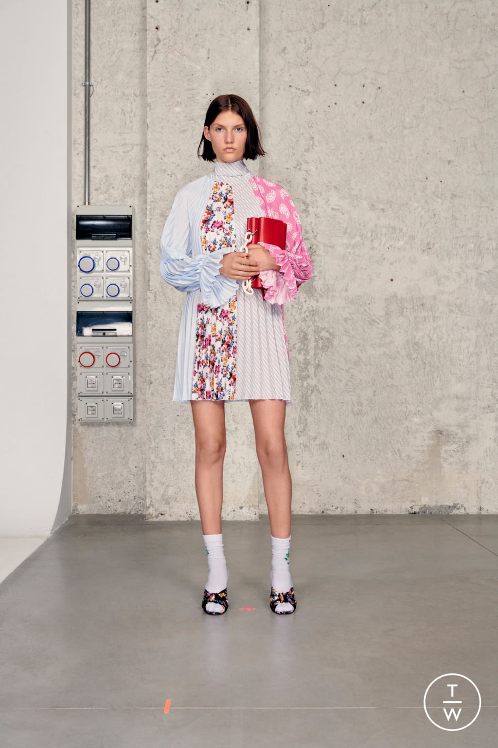 Fashion Week Milan Resort 2021 look 26 from the MSGM collection womenswear