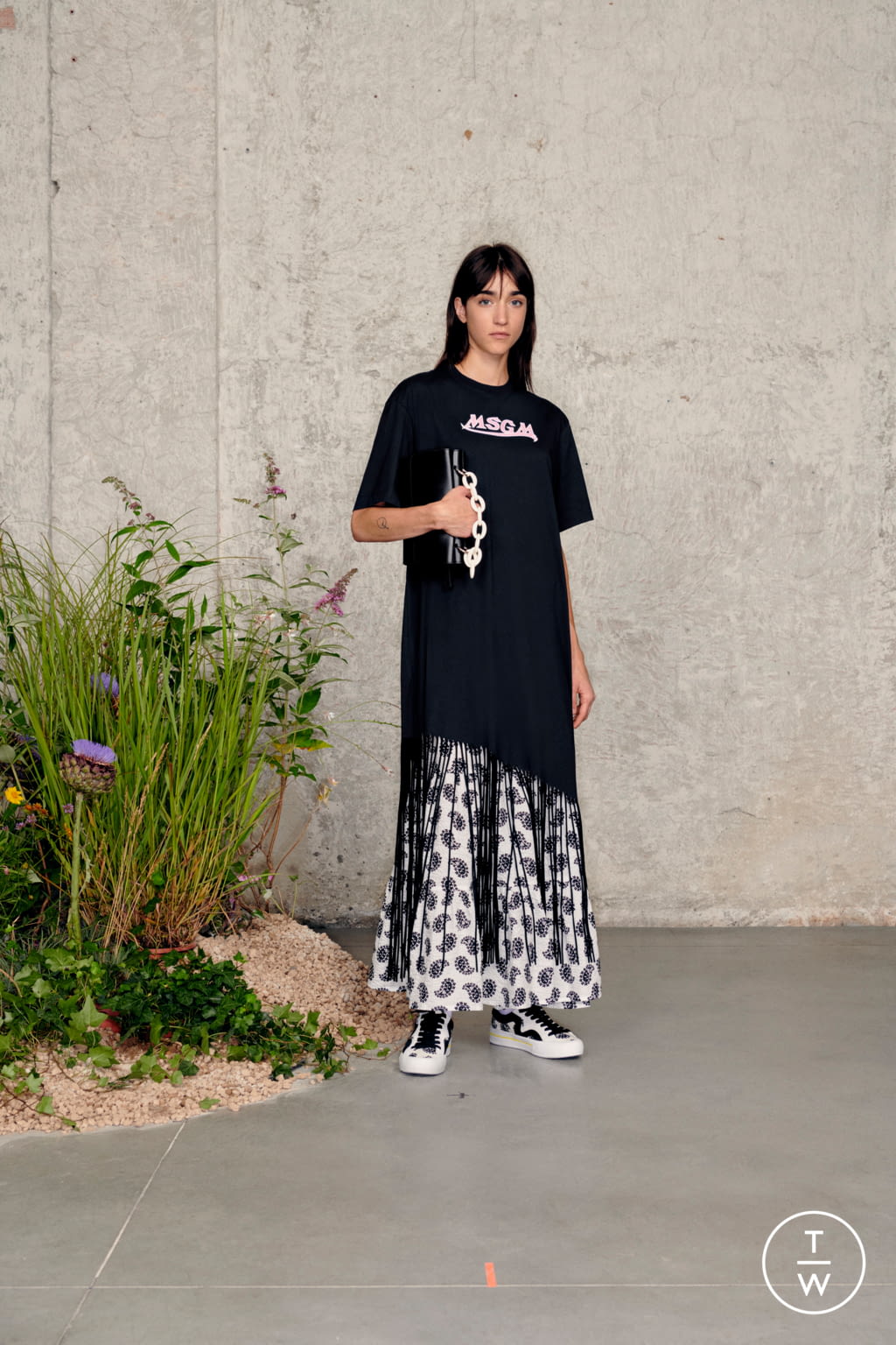 Fashion Week Milan Resort 2021 look 28 from the MSGM collection womenswear