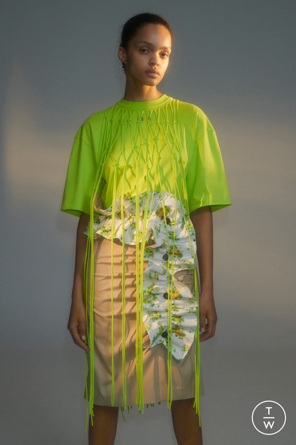 Fashion Week Milan Resort 2022 look 28 from the MSGM collection 女装