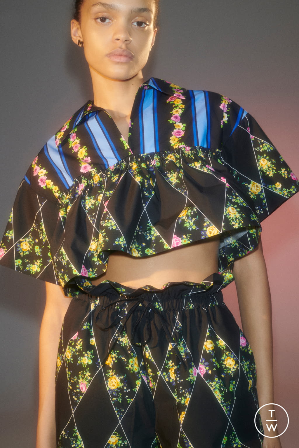 Fashion Week Milan Resort 2022 look 35 from the MSGM collection womenswear