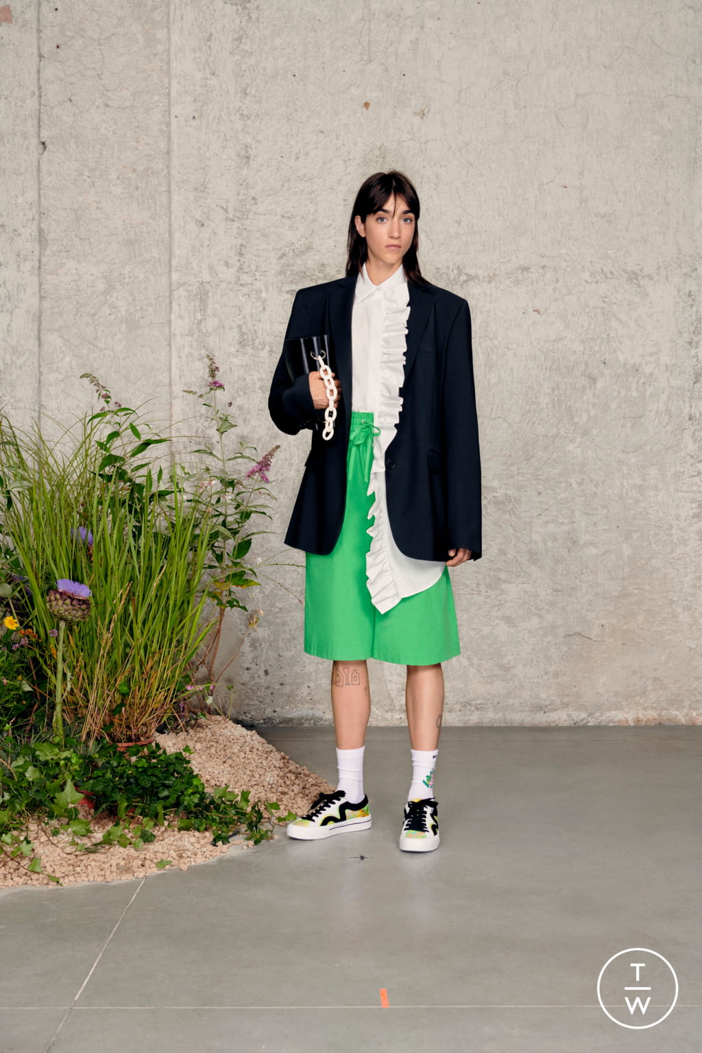 Fashion Week Milan Resort 2021 look 39 from the MSGM collection womenswear