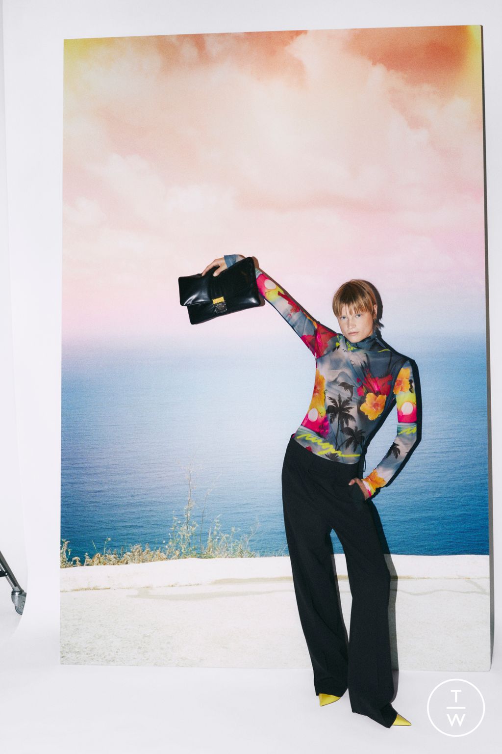 Fashion Week Milan Resort 2023 look 3 from the MSGM collection 女装