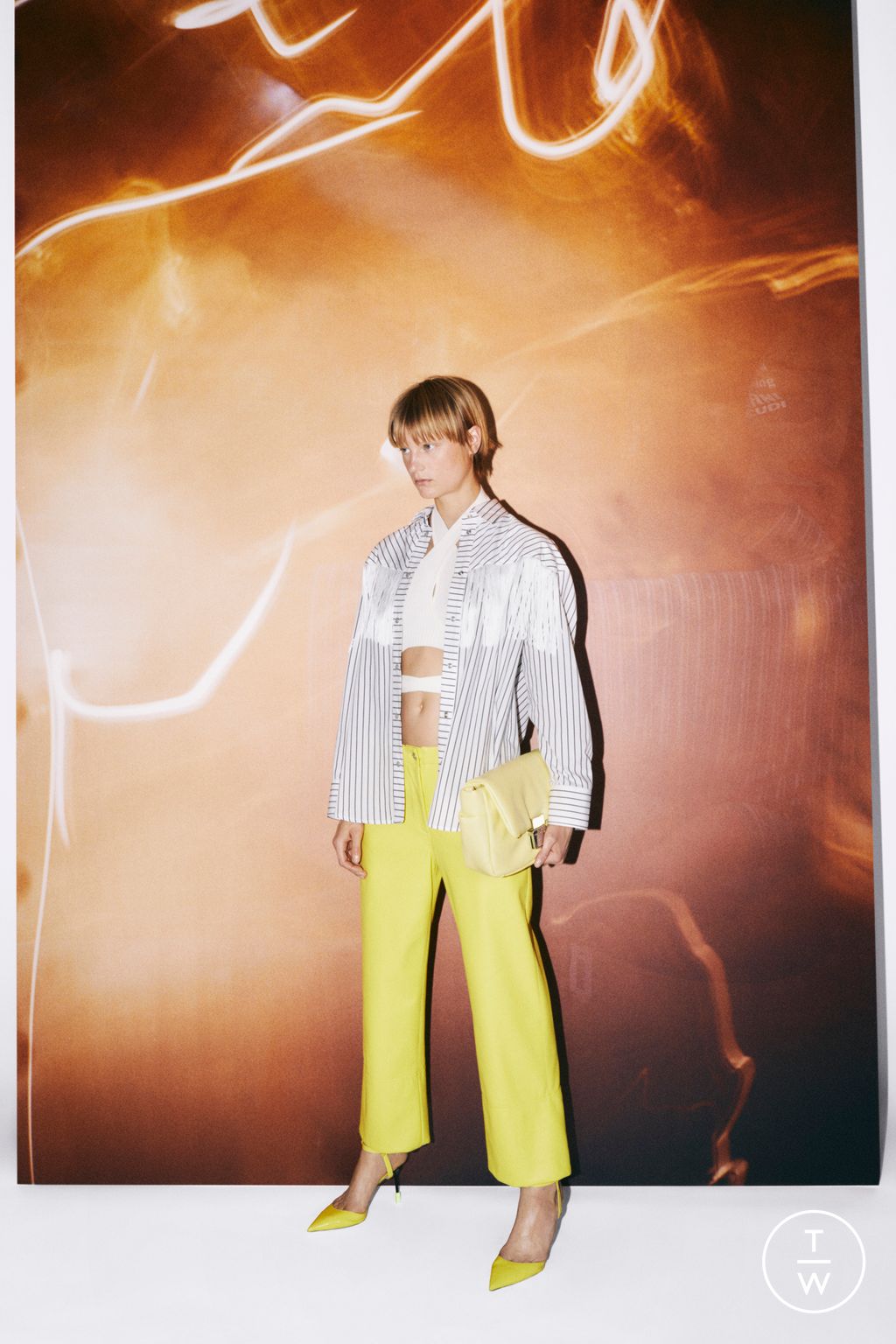 Fashion Week Milan Resort 2023 look 6 from the MSGM collection 女装