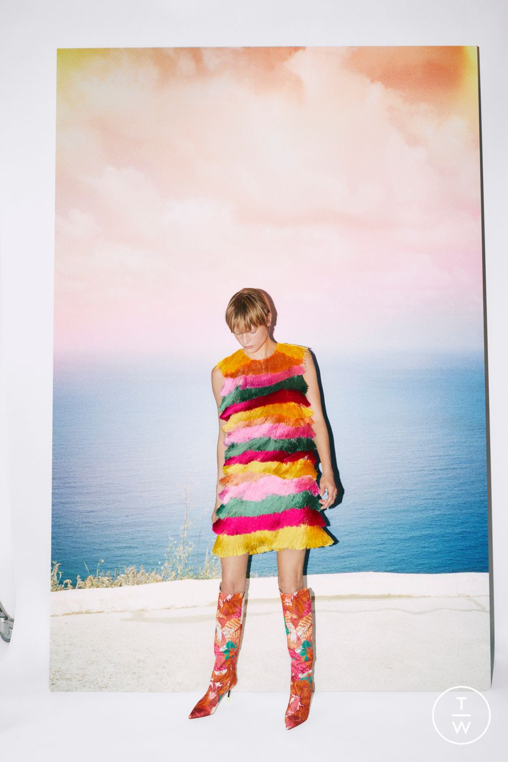 Fashion Week Milan Resort 2023 look 16 from the MSGM collection womenswear