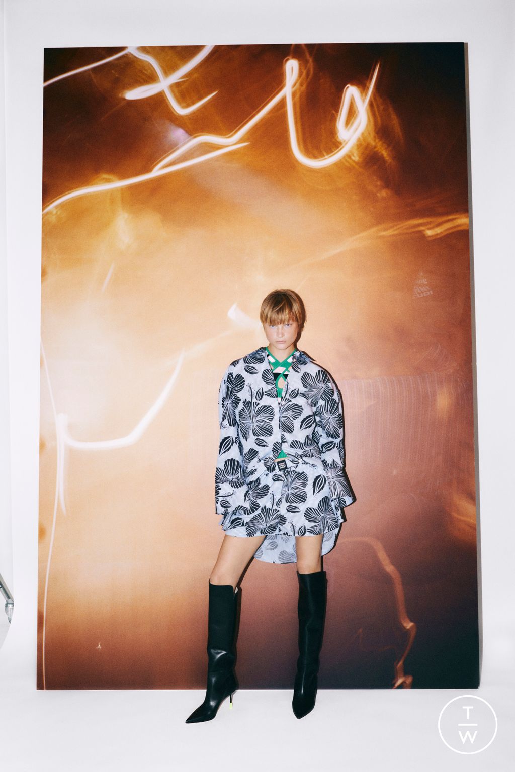 Fashion Week Milan Resort 2023 look 23 from the MSGM collection womenswear