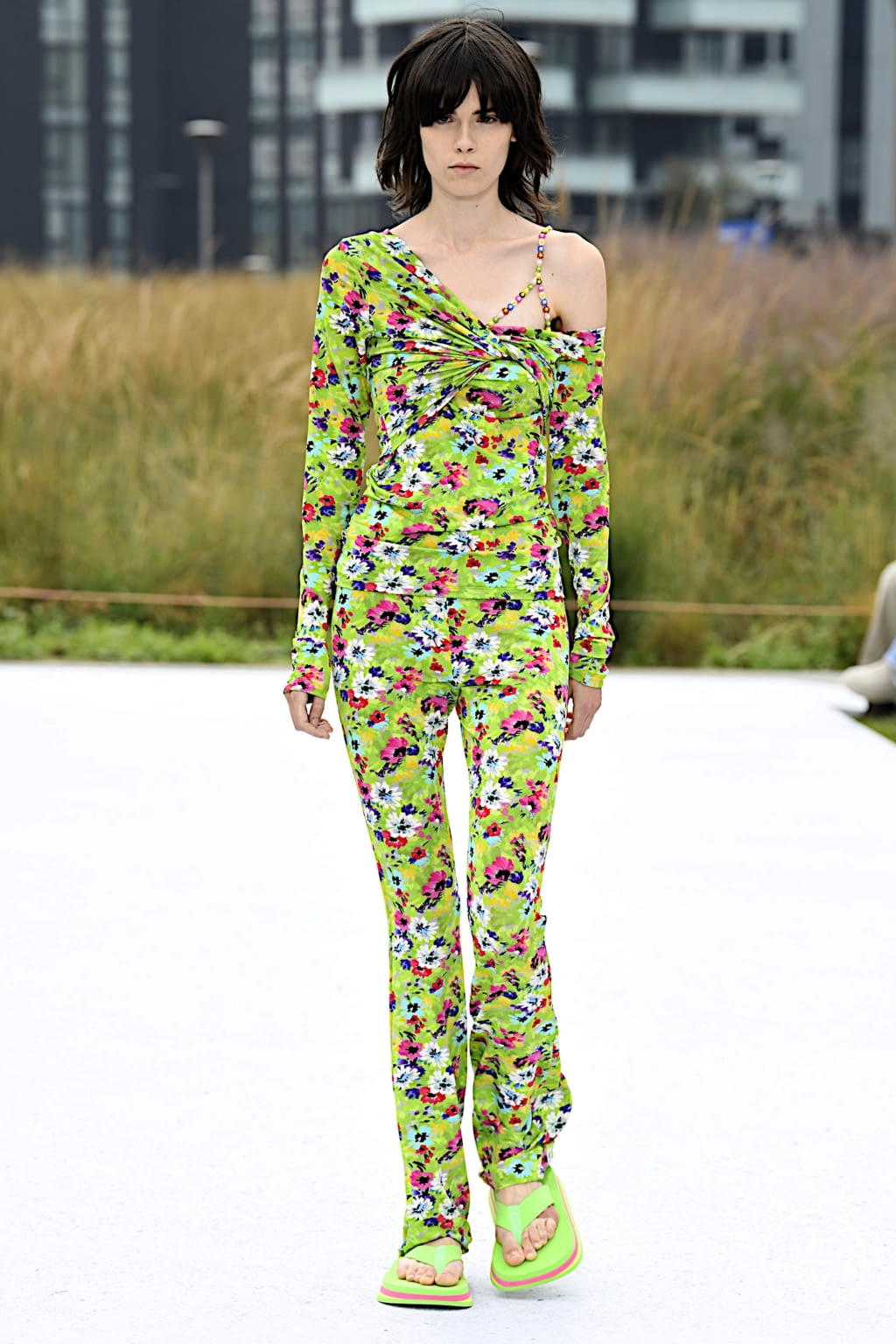 Fashion Week Milan Spring/Summer 2022 look 4 from the MSGM collection 女装