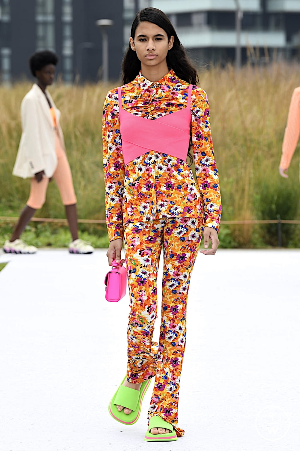 Fashion Week Milan Spring/Summer 2022 look 8 from the MSGM collection 女装