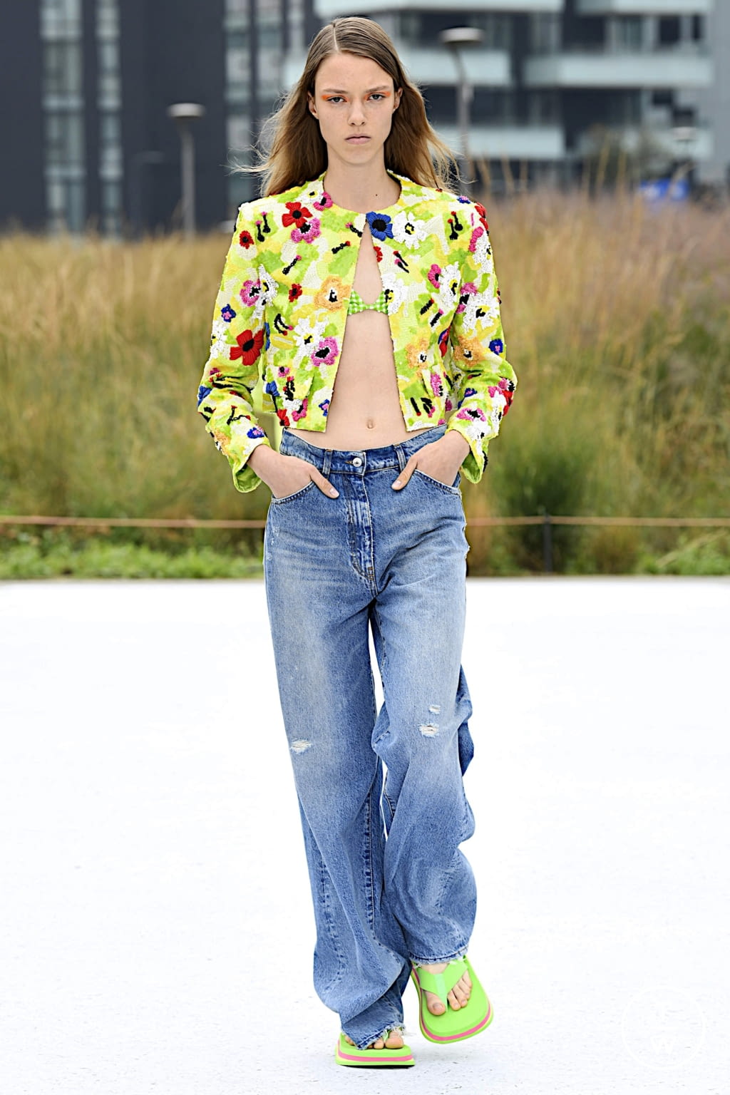 Fashion Week Milan Spring/Summer 2022 look 12 from the MSGM collection 女装
