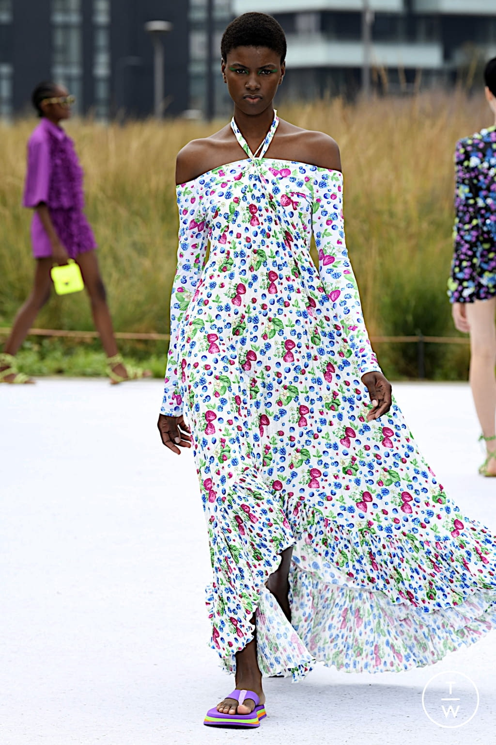 Fashion Week Milan Spring/Summer 2022 look 28 from the MSGM collection 女装