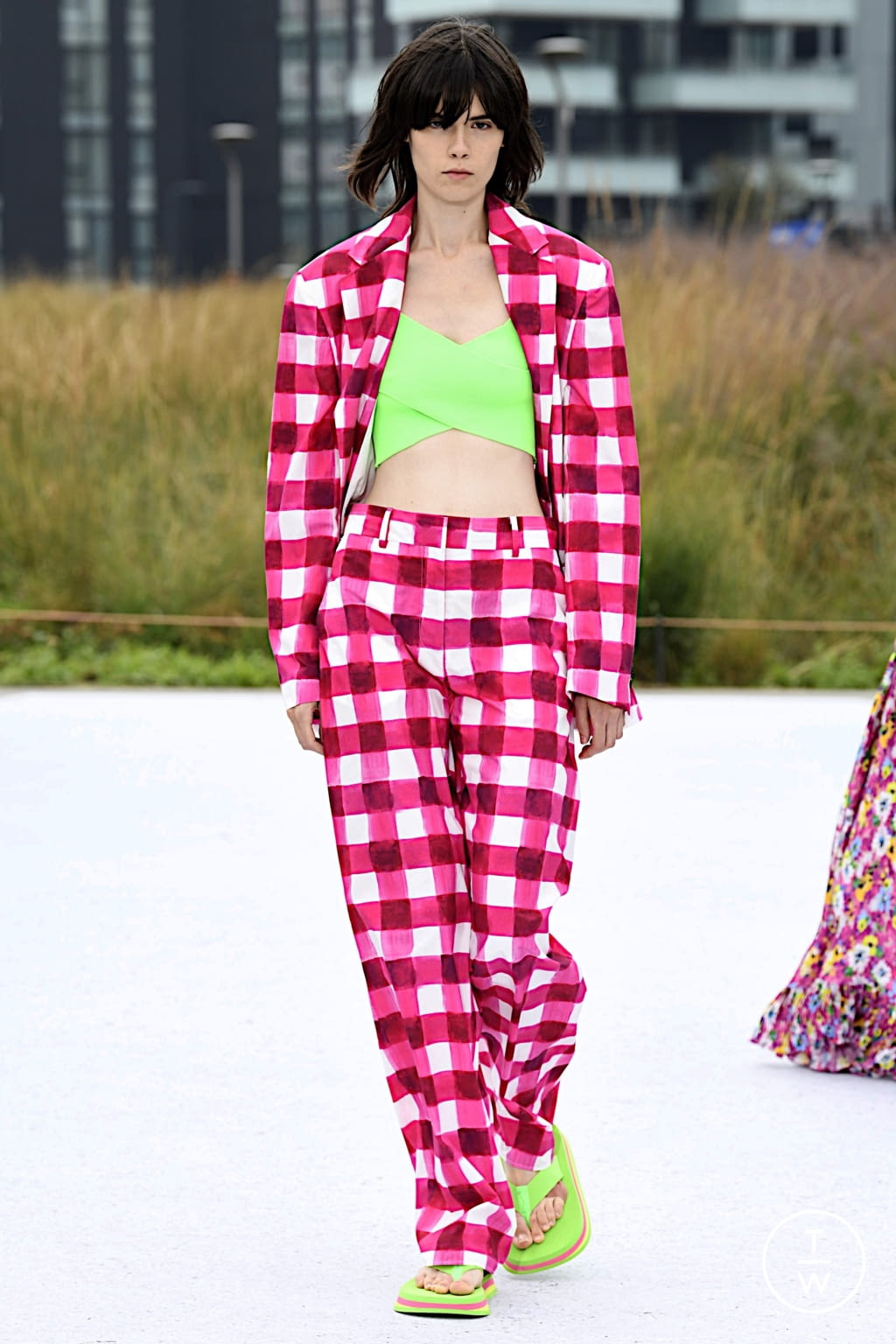 Fashion Week Milan Spring/Summer 2022 look 40 from the MSGM collection 女装