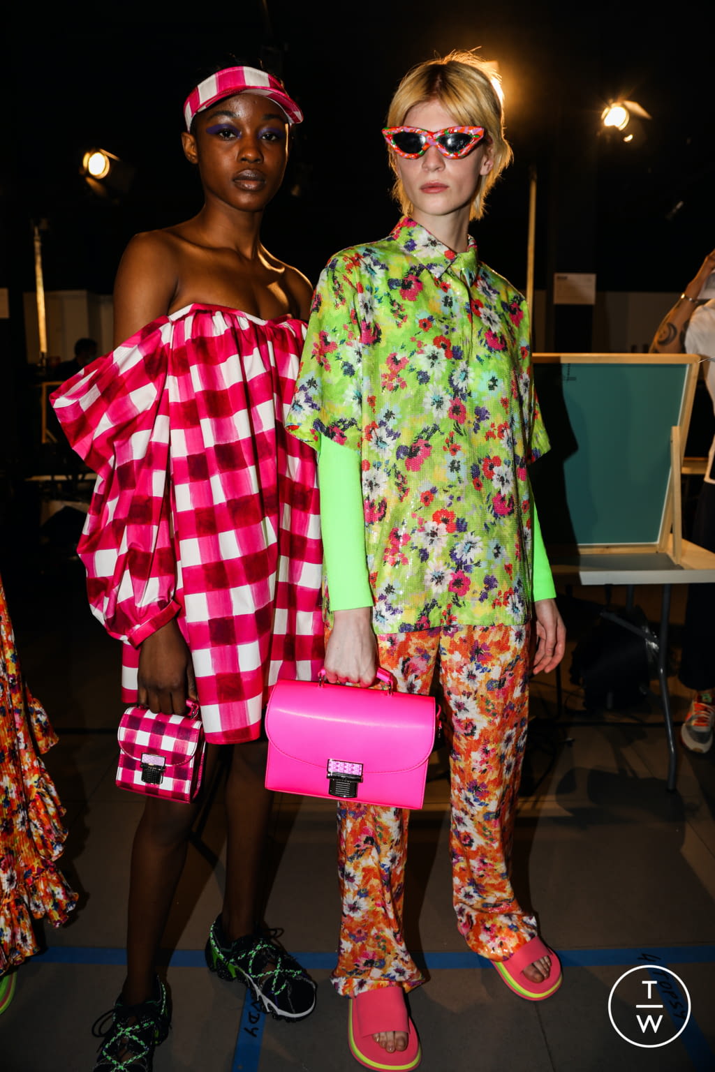 Fashion Week Paris Spring/Summer 2022 look 2 from the MSGM collection womenswear accessories