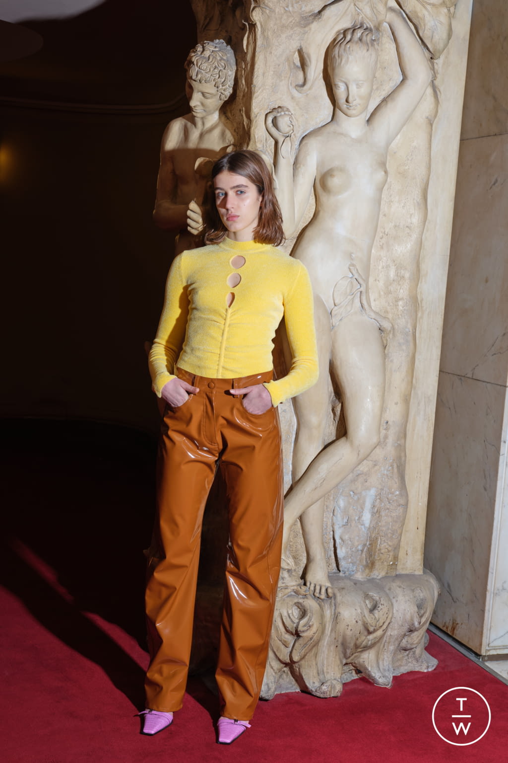 Fashion Week Milan Fall/Winter 2021 look 9 from the MSGM collection womenswear