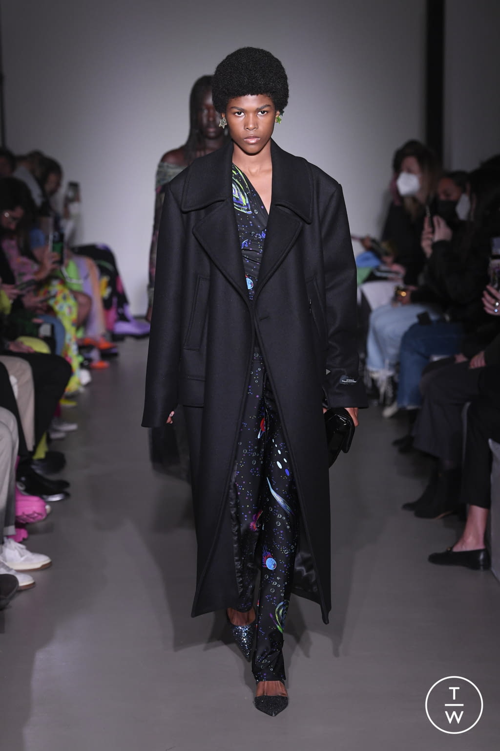 Fashion Week Milan Fall/Winter 2022 look 3 de la collection MSGM womenswear