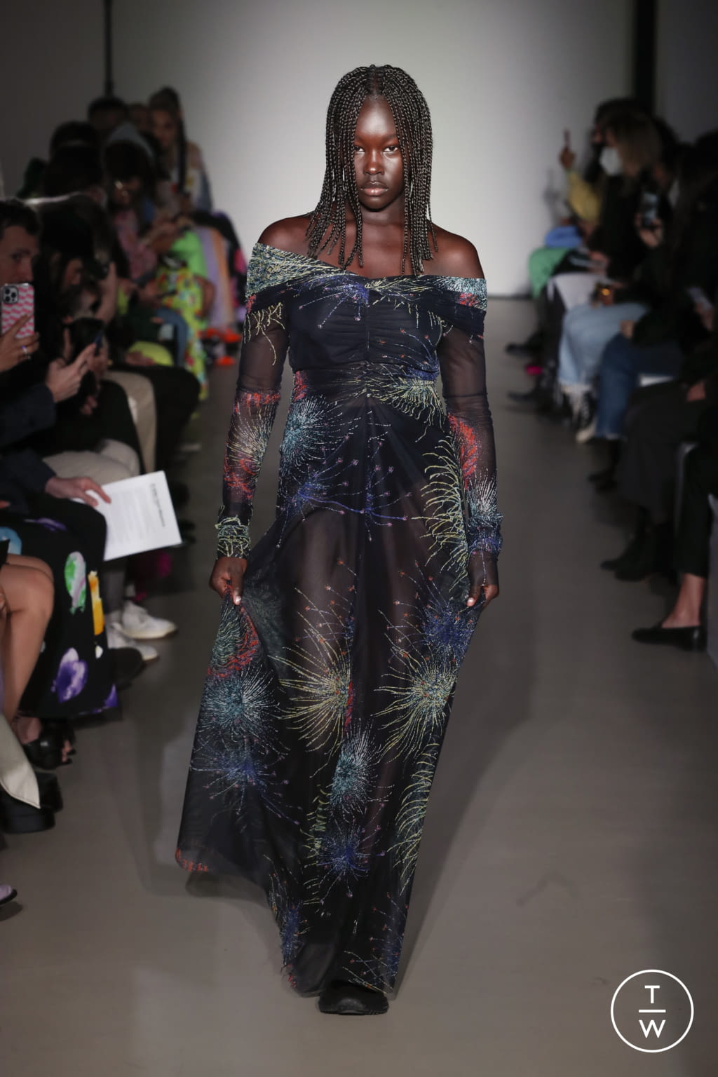 Fashion Week Milan Fall/Winter 2022 look 4 de la collection MSGM womenswear