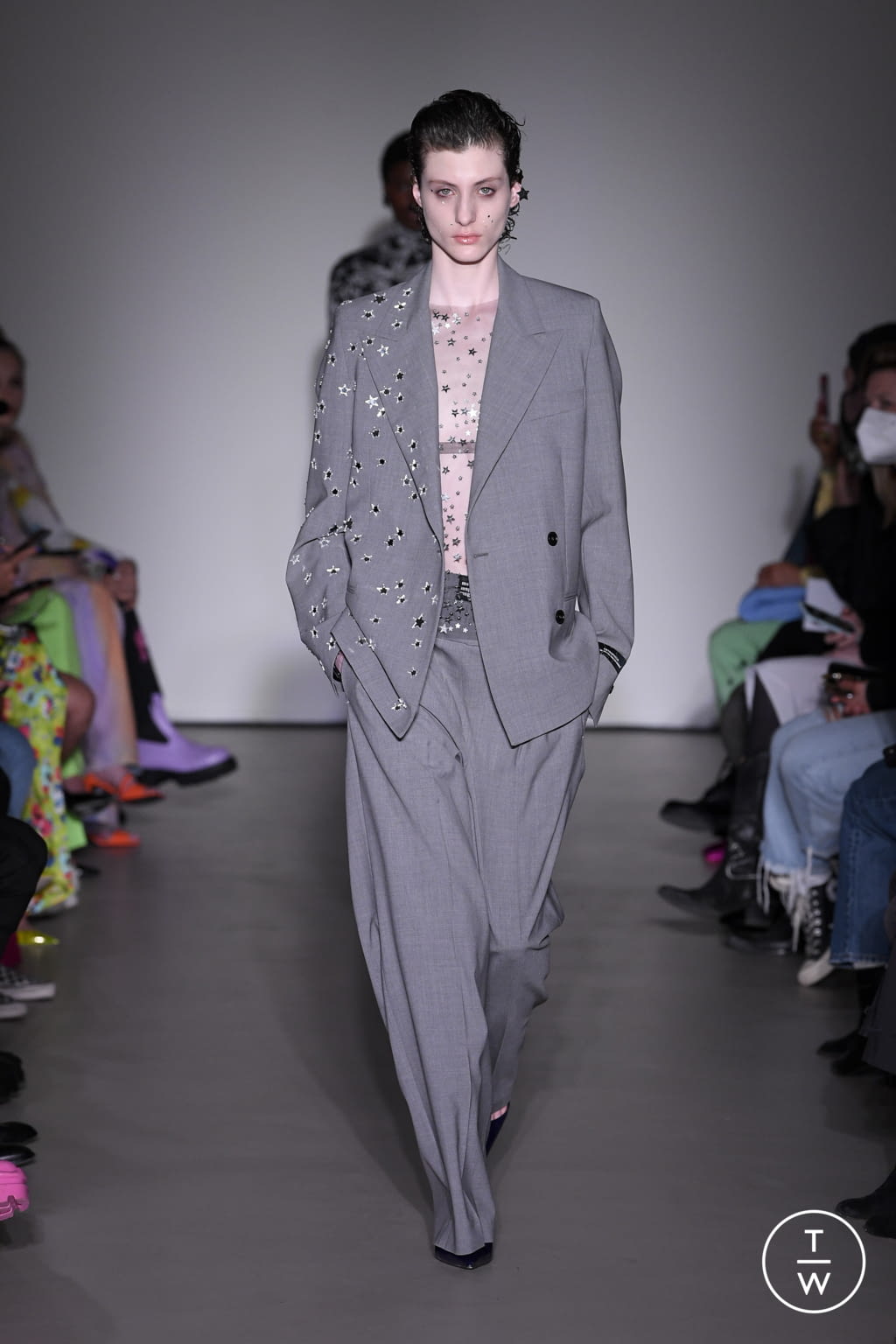 Fashion Week Milan Fall/Winter 2022 look 11 de la collection MSGM womenswear