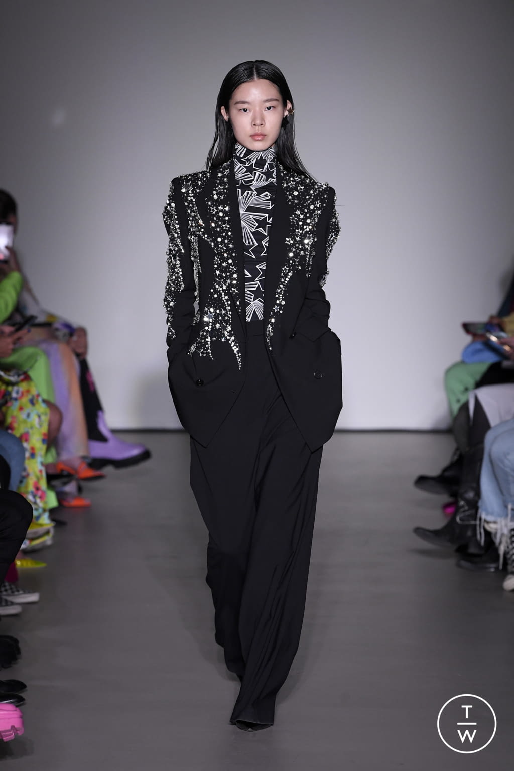 Fashion Week Milan Fall/Winter 2022 look 13 from the MSGM collection 女装