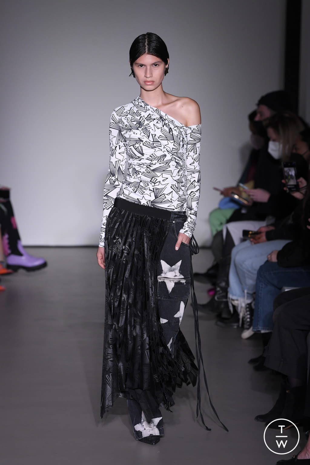 Fashion Week Milan Fall/Winter 2022 look 19 de la collection MSGM womenswear