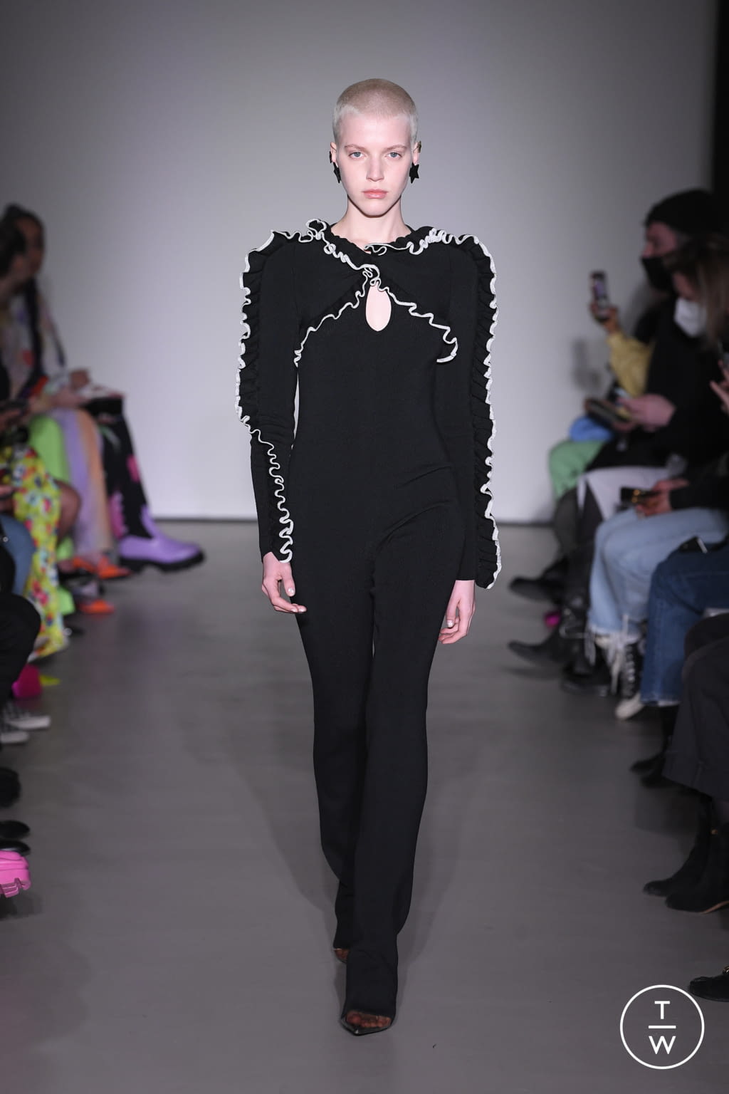 Fashion Week Milan Fall/Winter 2022 look 21 from the MSGM collection 女装