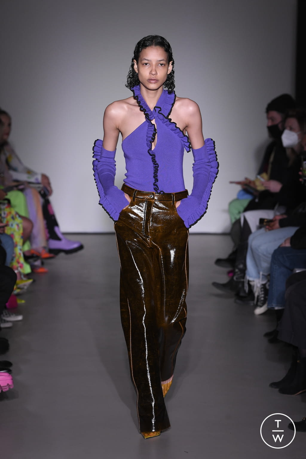 Fashion Week Milan Fall/Winter 2022 look 27 de la collection MSGM womenswear
