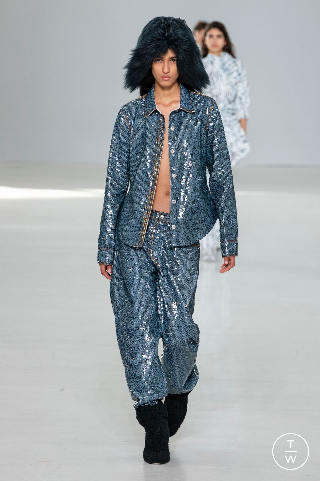 Fashion Week Milan Fall/Winter 2023 look 14 from the MSGM collection 女装