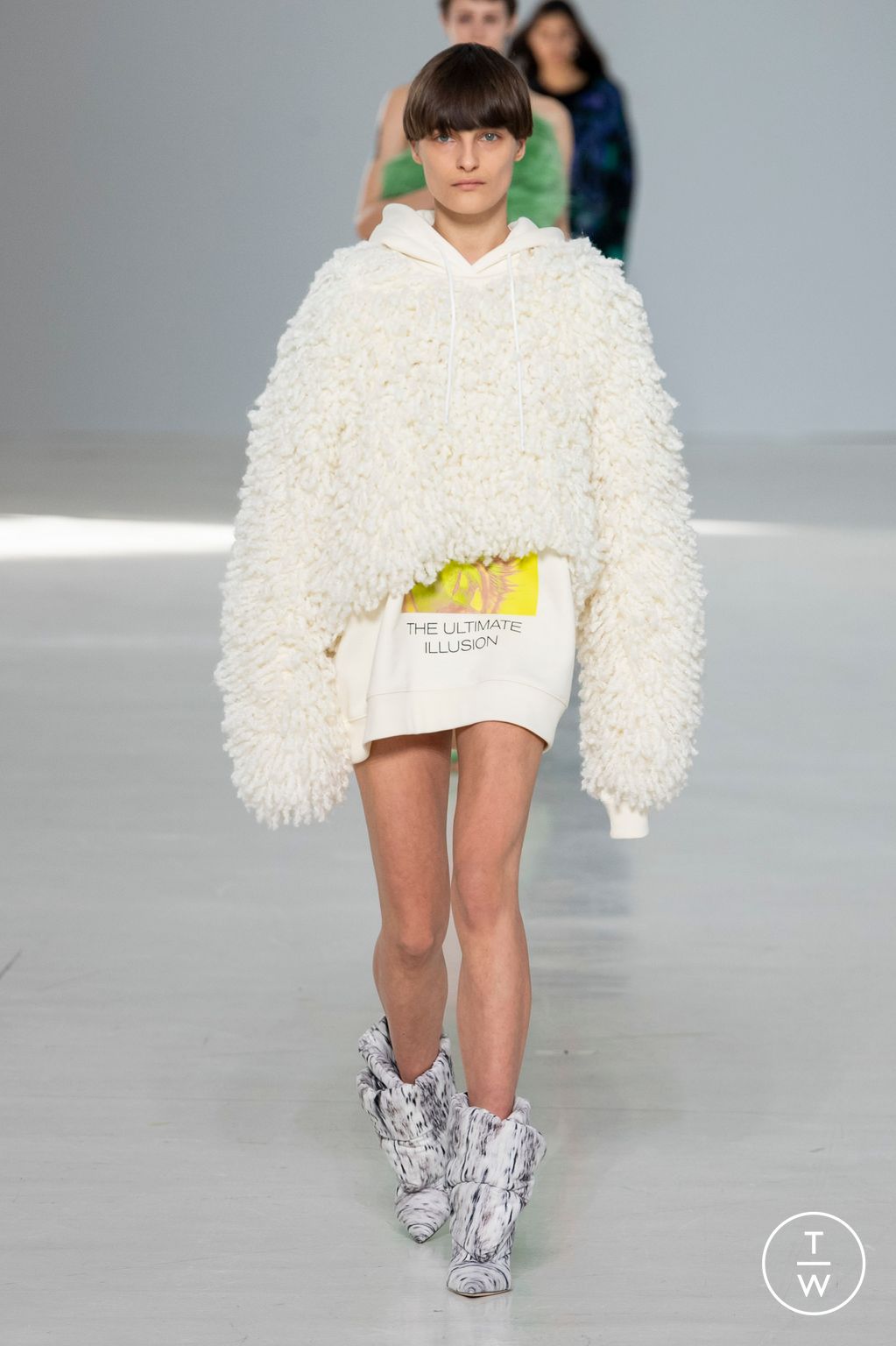 Fashion Week Milan Fall/Winter 2023 look 22 from the MSGM collection womenswear