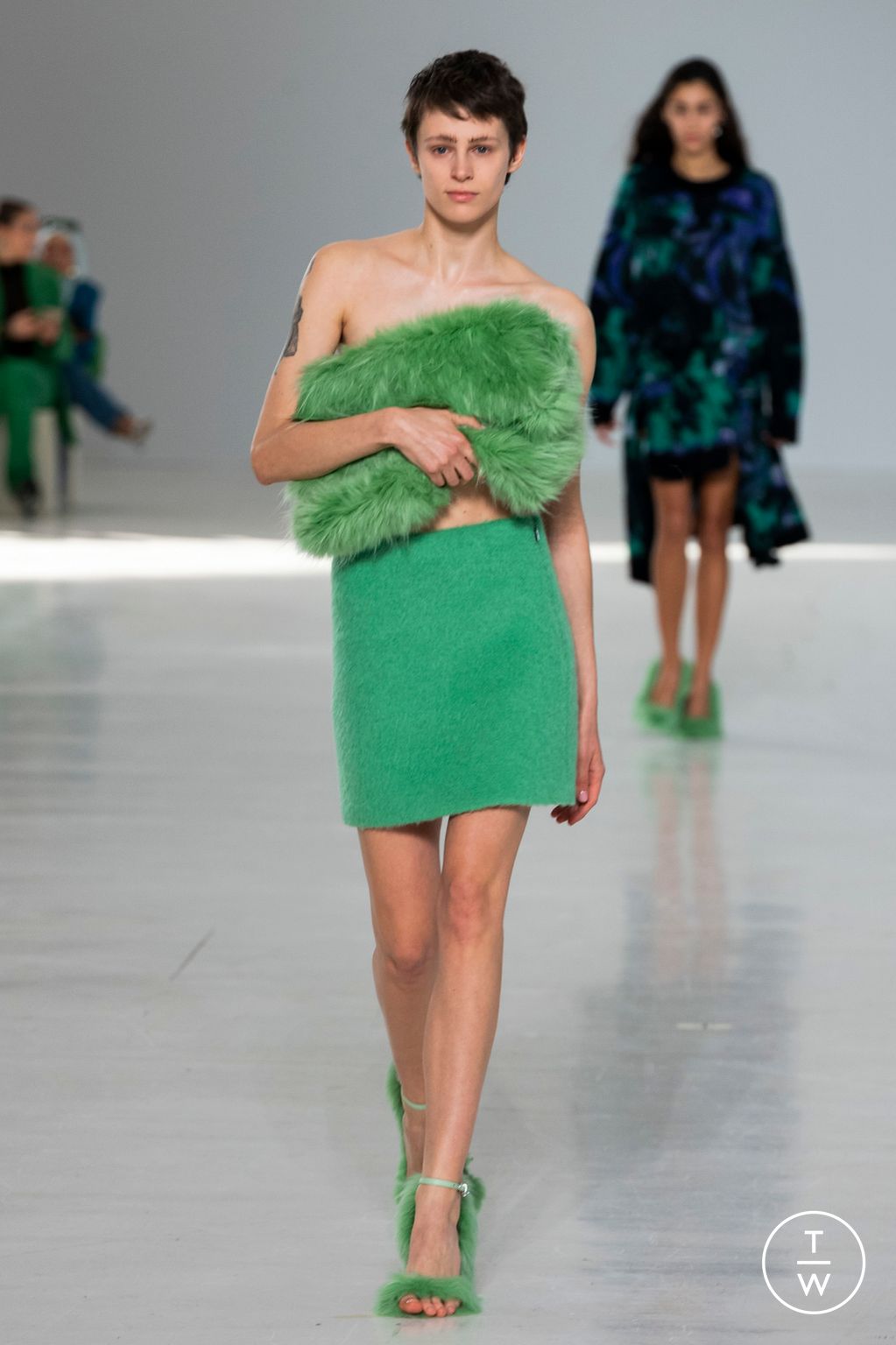 Fashion Week Milan Fall/Winter 2023 look 23 from the MSGM collection 女装