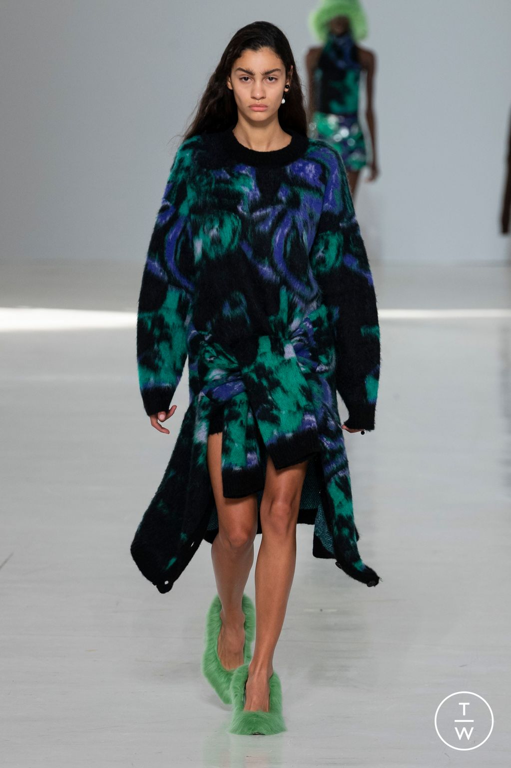 Fashion Week Milan Fall/Winter 2023 look 24 from the MSGM collection womenswear
