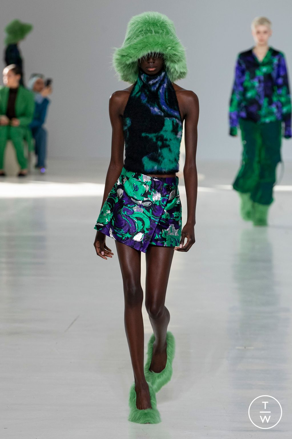Fashion Week Milan Fall/Winter 2023 look 25 from the MSGM collection 女装