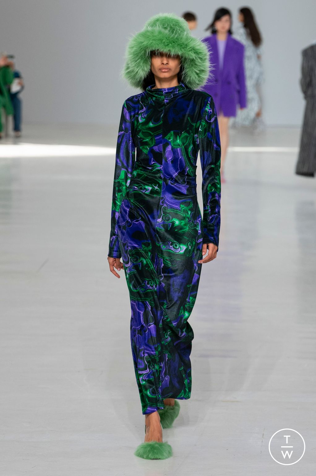Fashion Week Milan Fall/Winter 2023 look 27 from the MSGM collection womenswear