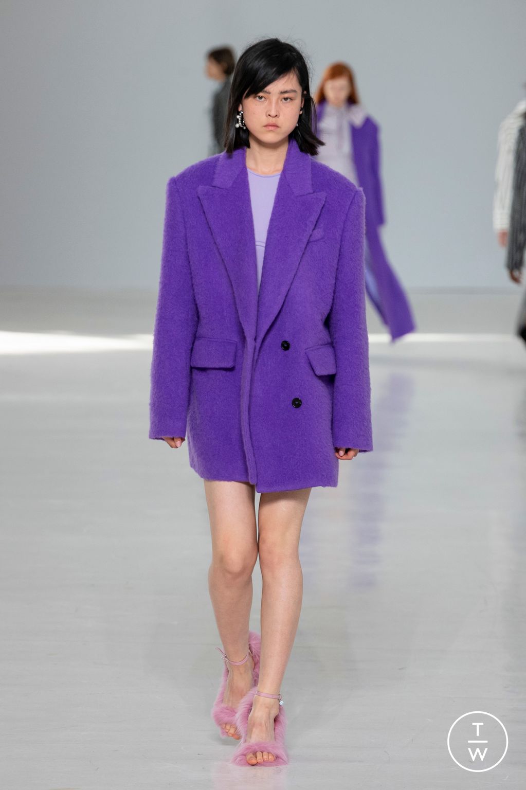 Fashion Week Milan Fall/Winter 2023 look 28 from the MSGM collection 女装