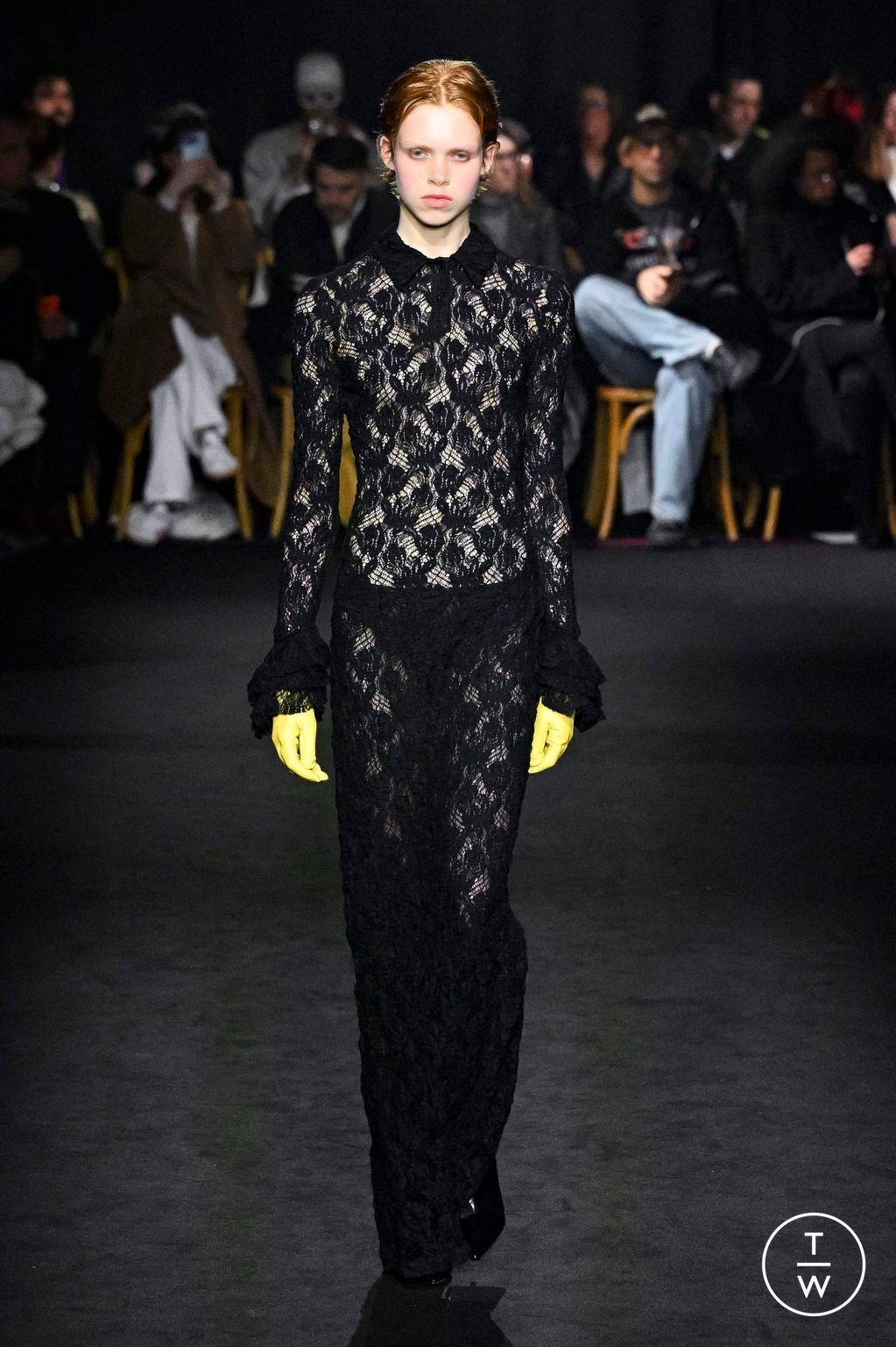 Fashion Week Milan Fall/Winter 2024 look 4 de la collection MSGM womenswear