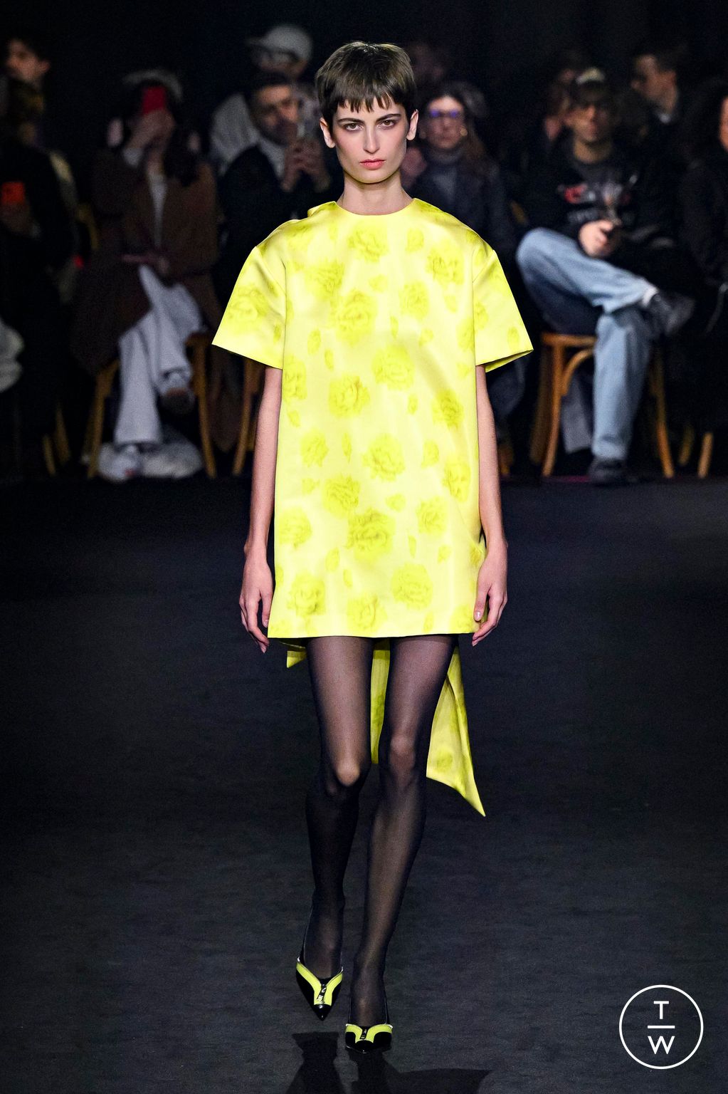 Fashion Week Milan Fall/Winter 2024 look 8 from the MSGM collection womenswear