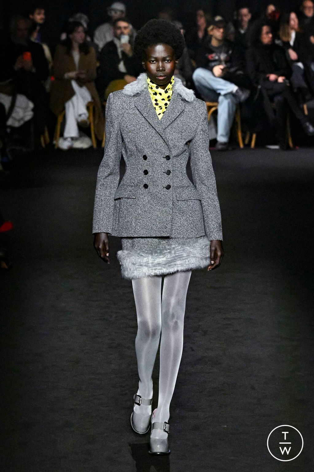 Fashion Week Milan Fall/Winter 2024 look 9 from the MSGM collection womenswear