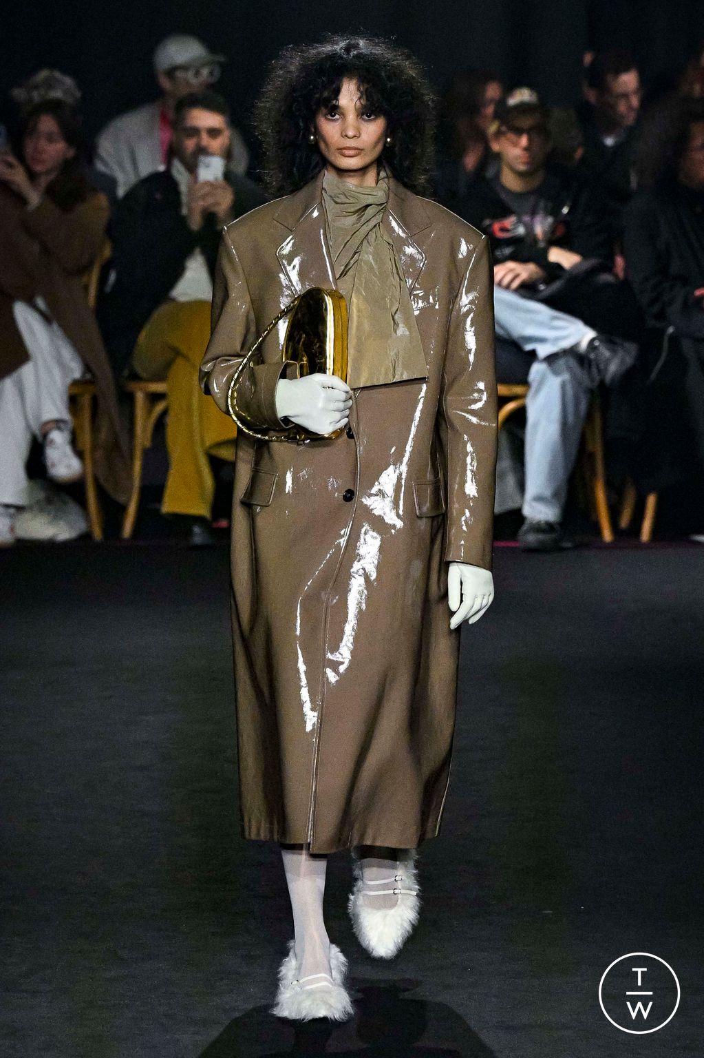 Fashion Week Milan Fall/Winter 2024 look 11 from the MSGM collection 女装