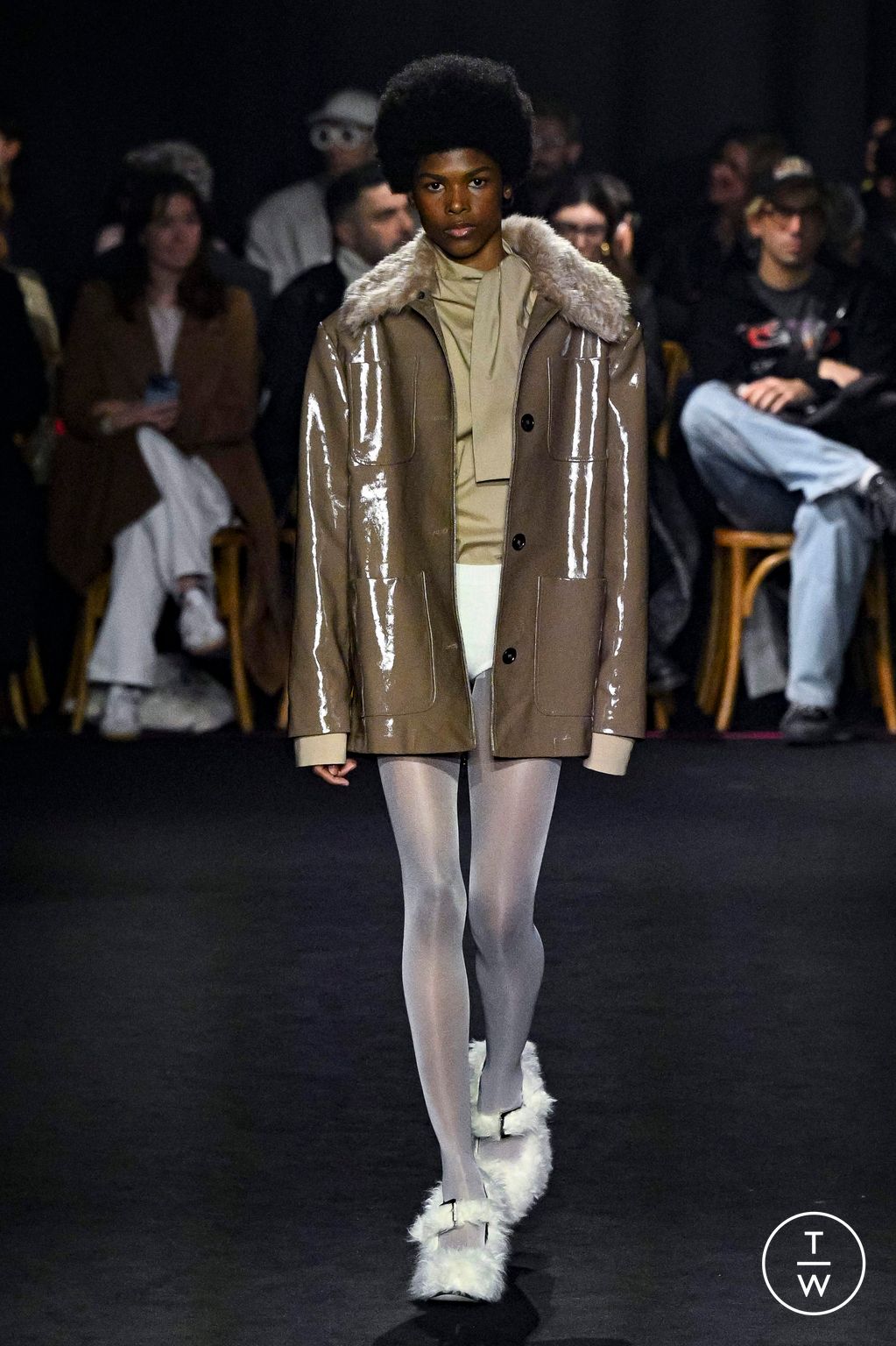 Fashion Week Milan Fall/Winter 2024 look 13 from the MSGM collection womenswear