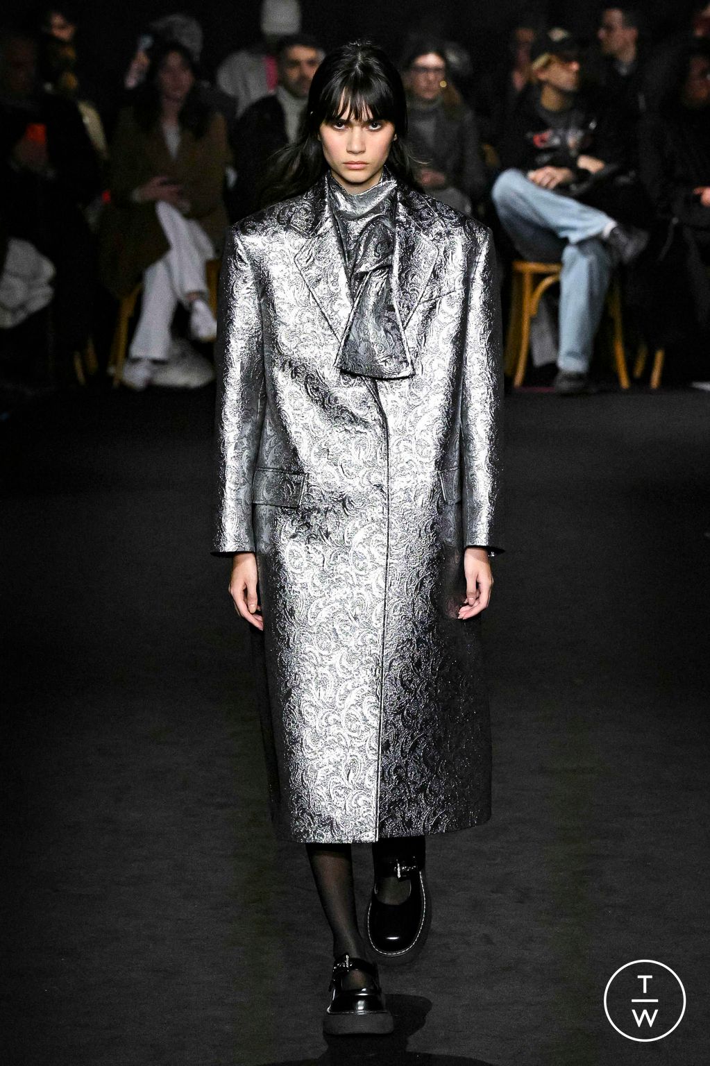 Fashion Week Milan Fall/Winter 2024 look 19 from the MSGM collection womenswear