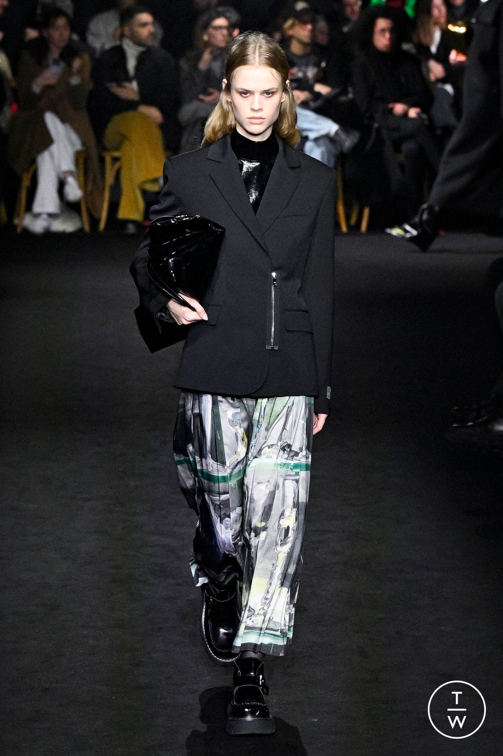 Fashion Week Milan Fall/Winter 2024 look 23 from the MSGM collection womenswear
