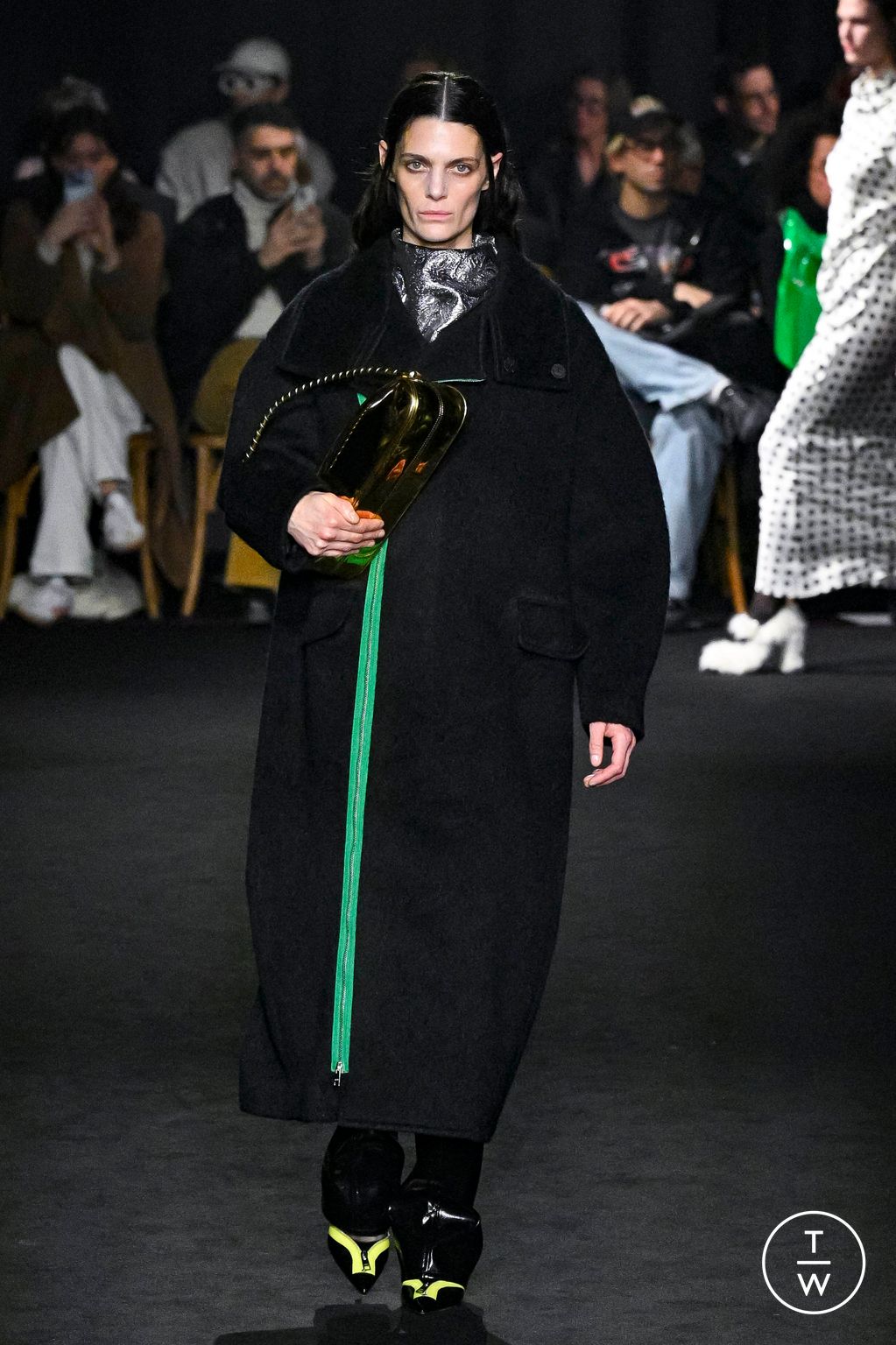 Fashion Week Milan Fall/Winter 2024 look 24 from the MSGM collection womenswear