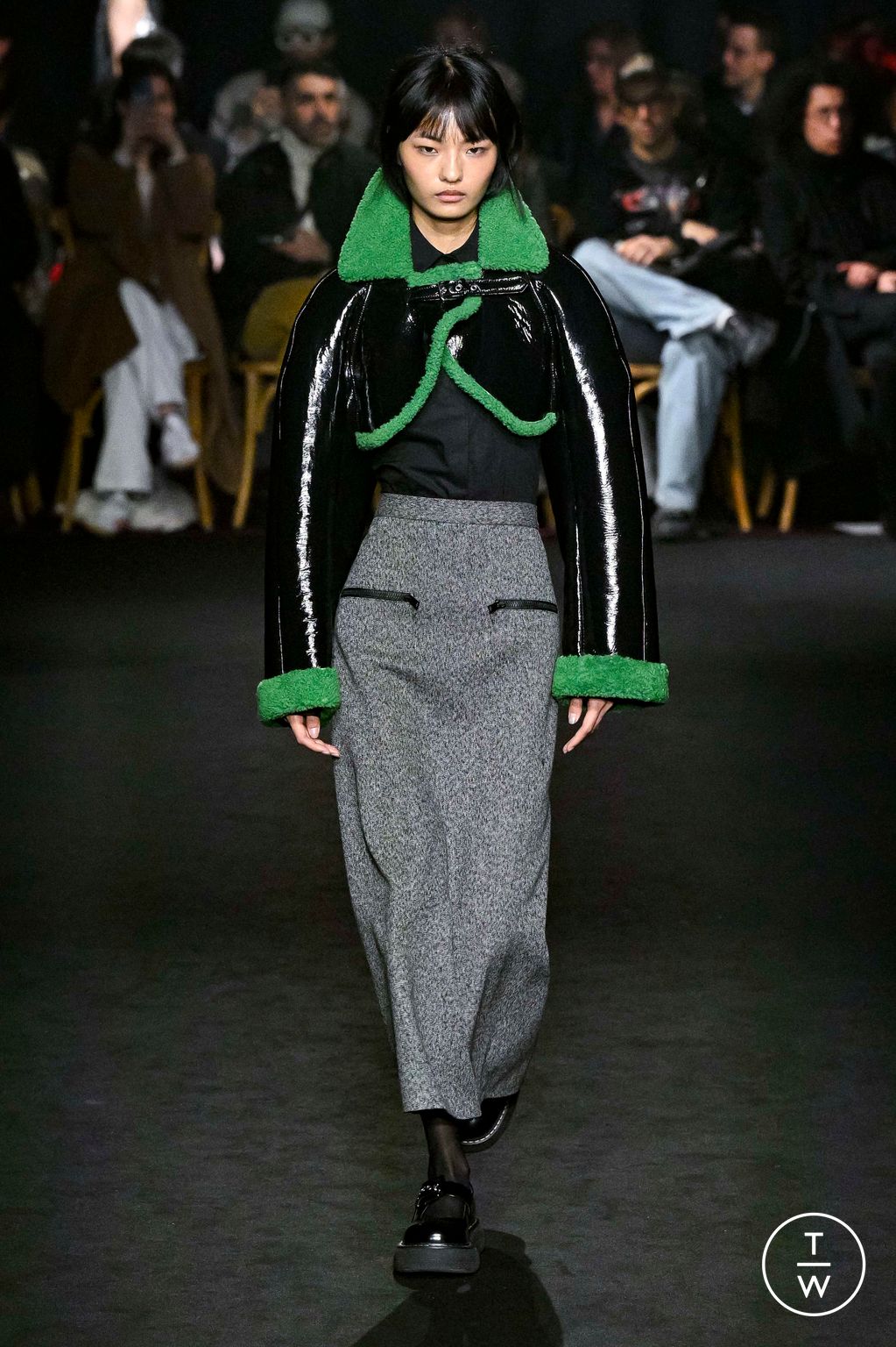 Fashion Week Milan Fall/Winter 2024 look 26 from the MSGM collection womenswear