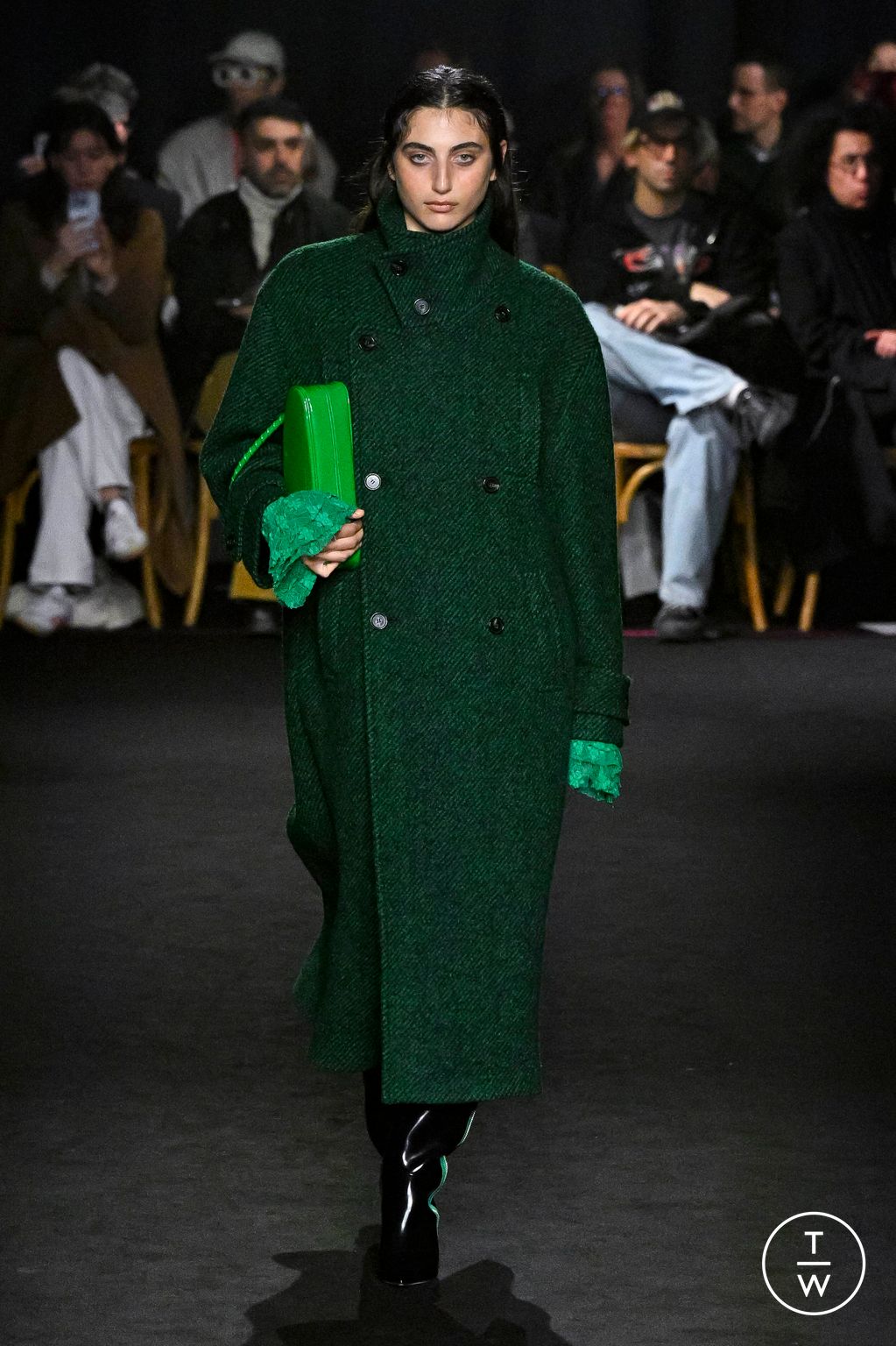 Fashion Week Milan Fall/Winter 2024 look 27 from the MSGM collection womenswear