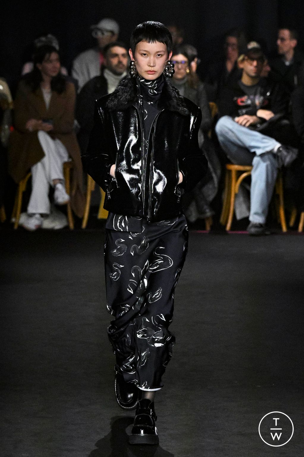 Fashion Week Milan Fall/Winter 2024 look 33 from the MSGM collection womenswear
