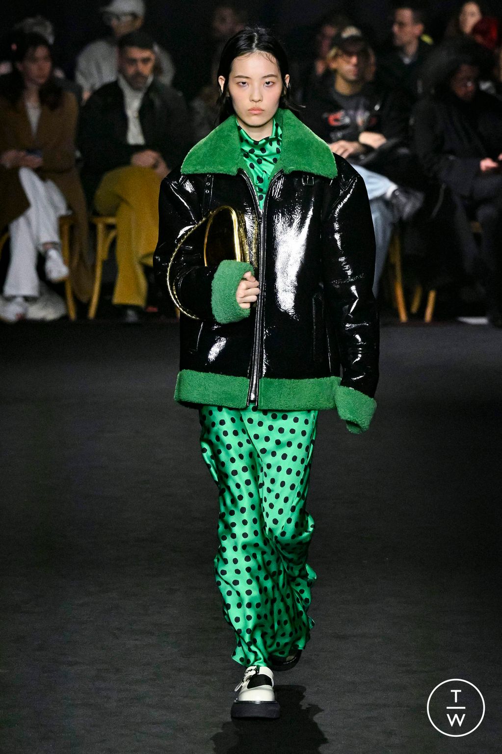 Fashion Week Milan Fall/Winter 2024 look 35 from the MSGM collection 女装