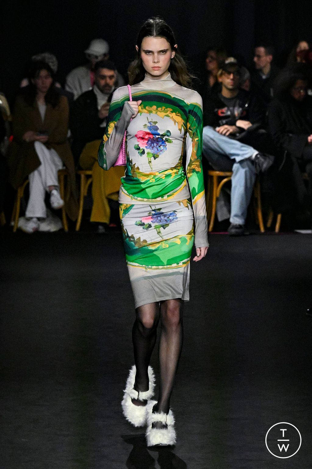 Fashion Week Milan Fall/Winter 2024 look 37 from the MSGM collection 女装