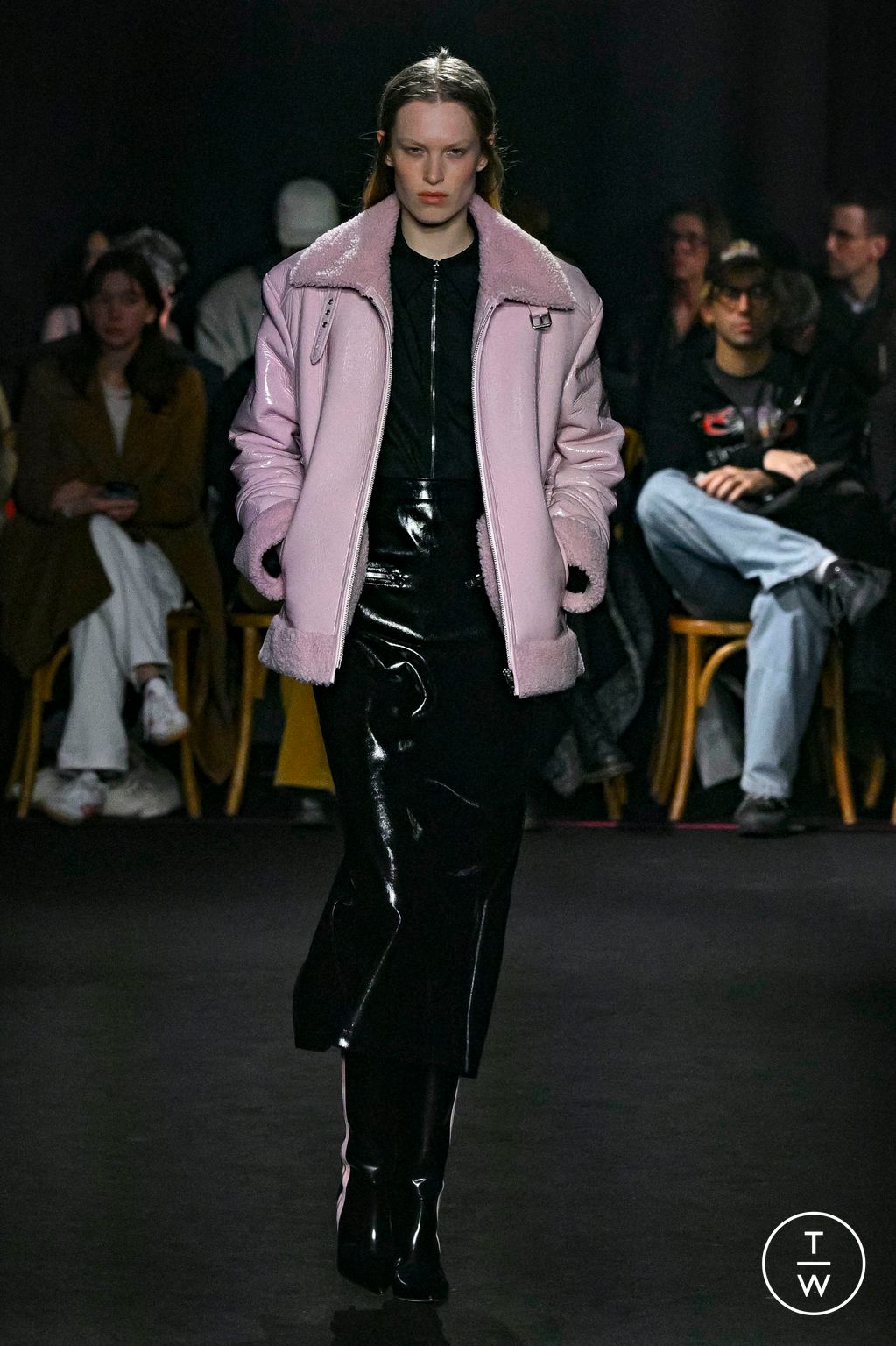 Fashion Week Milan Fall/Winter 2024 look 38 from the MSGM collection womenswear