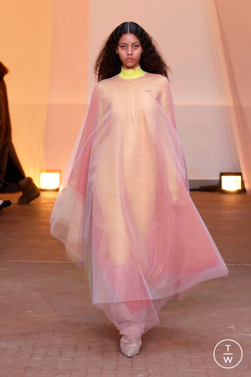 Fashion Week Milan Fall/Winter 2025 look 31 from the MSGM collection womenswear