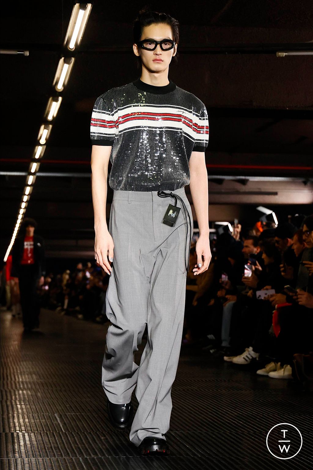 Fashion Week Milan Fall/Winter 2024 look 2 from the MSGM collection menswear